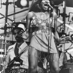 Ike & Tina Turner performing at the Schaefer Music Festival at Central Park in New York City, July 1971