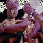 Lido de Paris showgirls at the Stardust Hotel, Las Vegas, 1975