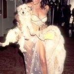 Edy Williams at the Academy Awards during the ’70s