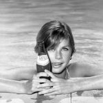 Jan Smithers and a Fresca. 1973