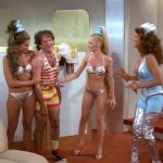 Raquel Welch guest starring on Mork and Mindy in an episode called Mork vs The Necrotons (1979)..