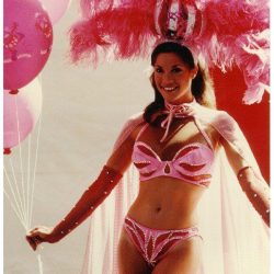 Barbi Benton as a showgirl