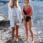 Farrah Fawcett and Cheryl Ladd production still from Angel Come Home, season 3, episode 2 of Charlie’s Angels (ABC 1976–81) : first broadcast September 20, 1978.