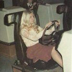 Driving school course, 1970s.