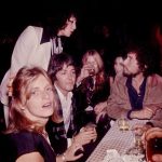 Linda McCartney, Paul McCartney, Cher, Gregg Allman, Sara Dylan and Bob Dylan all together in 1976.