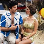 Carrie Fisher and Bill Murray in Saturday Night Live, 1978.