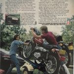 1977 Harley Davidson Motorcycle advertisement