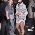 Two teenagers at a club in London, late ’70s