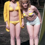 Carol Hawkins and Sherrie Hewson in Carry on Behind (1975)