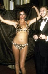 Edy Williams at the Academy Awards during the ’70s