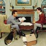 Father and Son” by Norman Rockwell (1972)