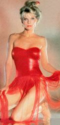 Cathy Lee Crosby in red