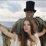 Jane Seymour and Geoffrey Holder in Live and Let Die (1973)