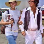 Ali MacGraw and her husband Robert Evans