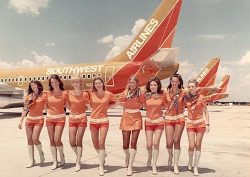 Southwest Airlines’ stewardesses in 1971