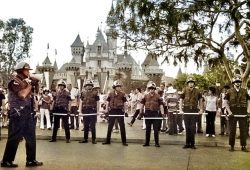 Disneyland shut down because of Protestors