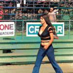 Jungle Pam Hardy on the track