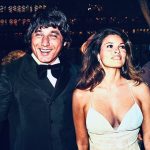 Joe Namath escorting Raquel Welch to the 44th Academy Awards. (1972)