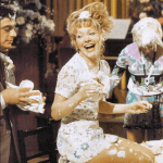 Richard O’Callaghan and Jacki Piper in Carry on Loving (1970)