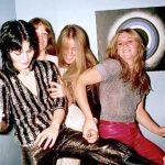 The Runaways backstage at CBGB's club in New York, 1976. The Runaways backstage at CBGB’s club in New York, 1976.