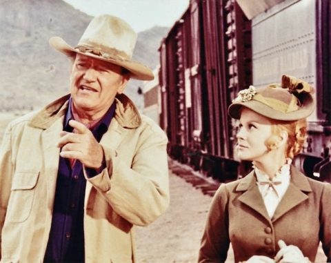 John Wayne-Ann Margret The train robbers 1973