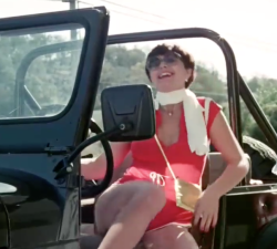 Desireé Cousteau getting out of her jeep in Pretty Peaches (1978) Desireé Cousteau in Pretty Peaches (1978)