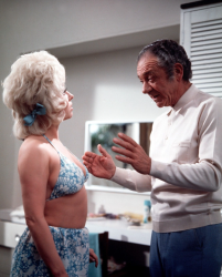 Sidney James and Barbara Windsor in Carry on Abroad (1972)