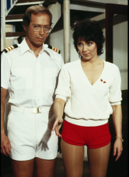 Joyce DeWitt and Bernie Kopell in The Love Boat (1977)